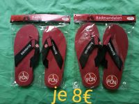 Badelatschen Flip Flops 1. FCN Nürnberg Fußball Merchandising Bayern - Gräfendorf Vorschau