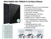 Fullblack Glas-Glas Solarmodul Maysun Twisun X 410Wp Nordrhein-Westfalen - Oberhausen Vorschau