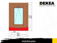 Holzfenster nach Maß Flügelfenster Kippfenster Holz Zweifachverglasung Fenster 450 x 650 mm KIPP Kellerfenster Dresden - Innere Altstadt Vorschau