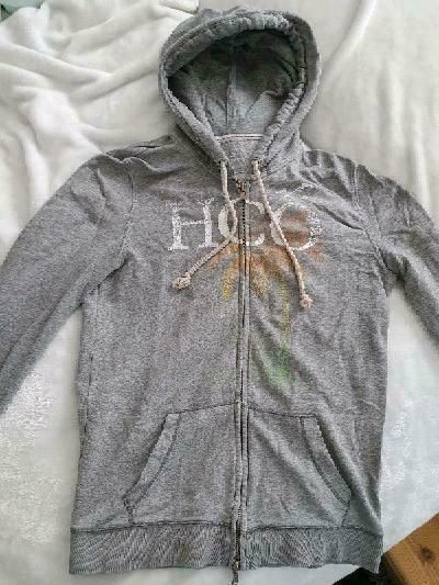 Hollister HCO Jacke Pullover Oberteil grau Hoodie in Stuttgart