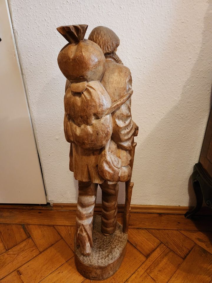 Heiliger Anton Handgeschnitzt Holzfigur ca. 100 cm hoch in München