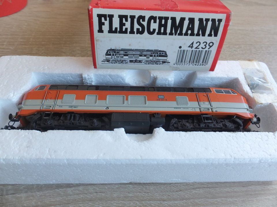 Fleischmann 4239 H0 BR 218 137-8 Diesellok der DB OVP neuwertig m in Aachen