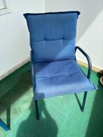 2 Balkonstühle mit dunkelblauen Polstern Verkauf bis 02.06.24 Baden-Württemberg - Waiblingen Vorschau