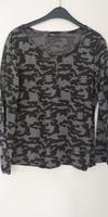 schönes Longsleeve Shirt - 40 - L - Janina - grau schwarz  Animal Bayern - Starnberg Vorschau