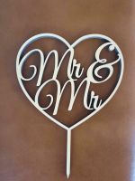 Cake Topper Hochzeit, Herz, Mr. & Mr., neu Nordrhein-Westfalen - Hemer Vorschau