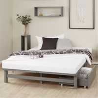 Bett Holzbett Futonbett Doppelbett Holz Grau 140x200 NEU 038-Dü Düsseldorf - Heerdt Vorschau