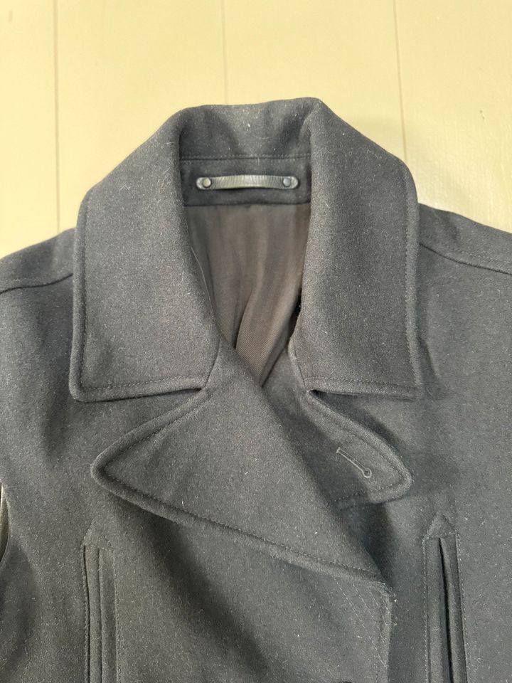 AllSaints Jacke Xl stoff/leder in Binzen