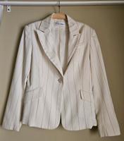 Retro Blazer NICOWA 36 S beige Nadelstreifen tailliert Hamburg-Nord - Hamburg Uhlenhorst Vorschau