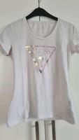 Guess Damen Shirt Oberteil T-Shirt M weiß Hessen - Kassel Vorschau