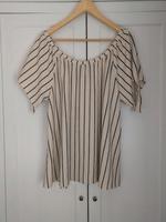 Shirt Creme/Schwarz gestreift in 44/XXL von Gina Benotti Leipzig - Altlindenau Vorschau