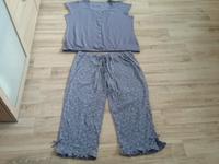 NEUER Schlafanzug Pyjama 3/4 lange Beine lila Gr 44 46 Nordrhein-Westfalen - Mönchengladbach Vorschau