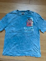 ZARA Back to the Future T-shirt blau mit Print in M Eimsbüttel - Hamburg Rotherbaum Vorschau
