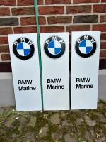 3 x Original Werbeschild BMW MARINE Reklame  no Emailschild Niedersachsen - Winsen (Luhe) Vorschau