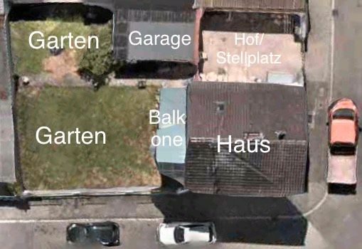 Freistehendes 1-2 FH mit Garten, Garage, Hof, renoviert, neue Hzg in Ludwigshafen