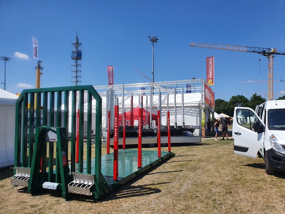 Abrollplattform für Rundholztransport mit Rungen Ecco-Steel-7 in Halberstadt