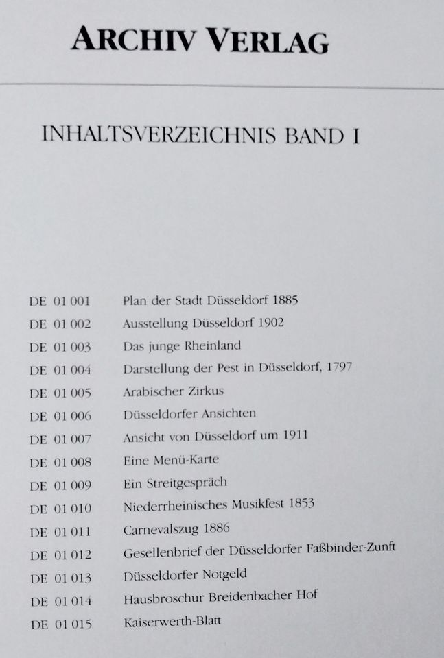 Düsseldorf Edition limitiert Stadtgeschichte Historische Karten in Düsseldorf