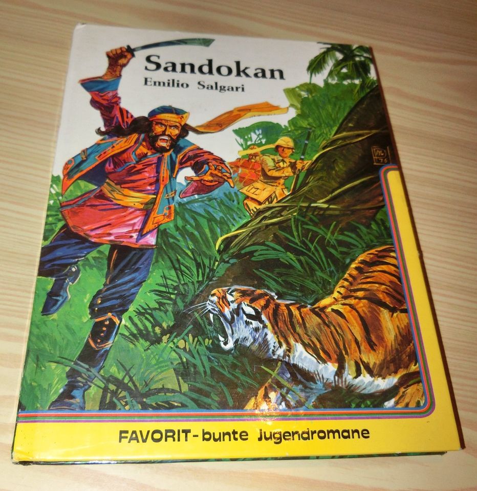 Sandokan Roman Strompiraten Feuer auf der Insel Sammler Buch rar in Dettingen an der Iller