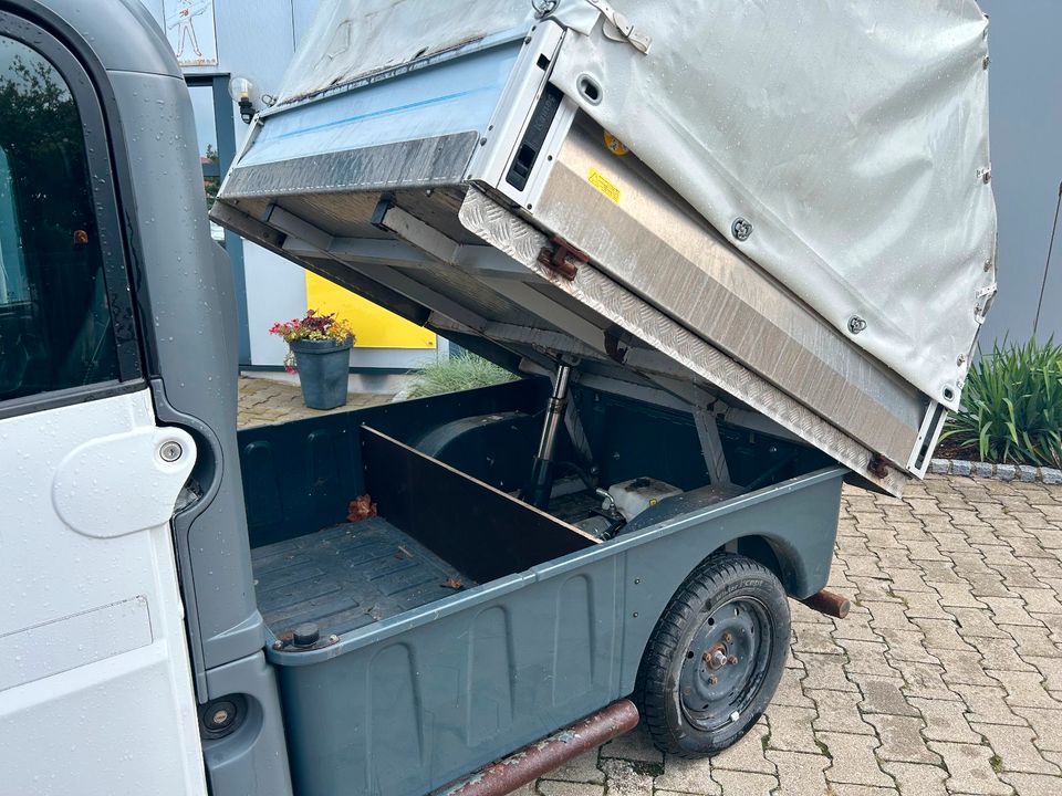 Mega Aixam 96V Fahrzeug Kommunalfahrzeug Kipper DIESEL! in Bopfingen