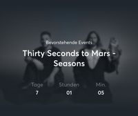 Vergünstigte Tickets für Thirty Seconds to Mars am 12. Mai in HH Hamburg-Mitte - Hamburg Altstadt Vorschau