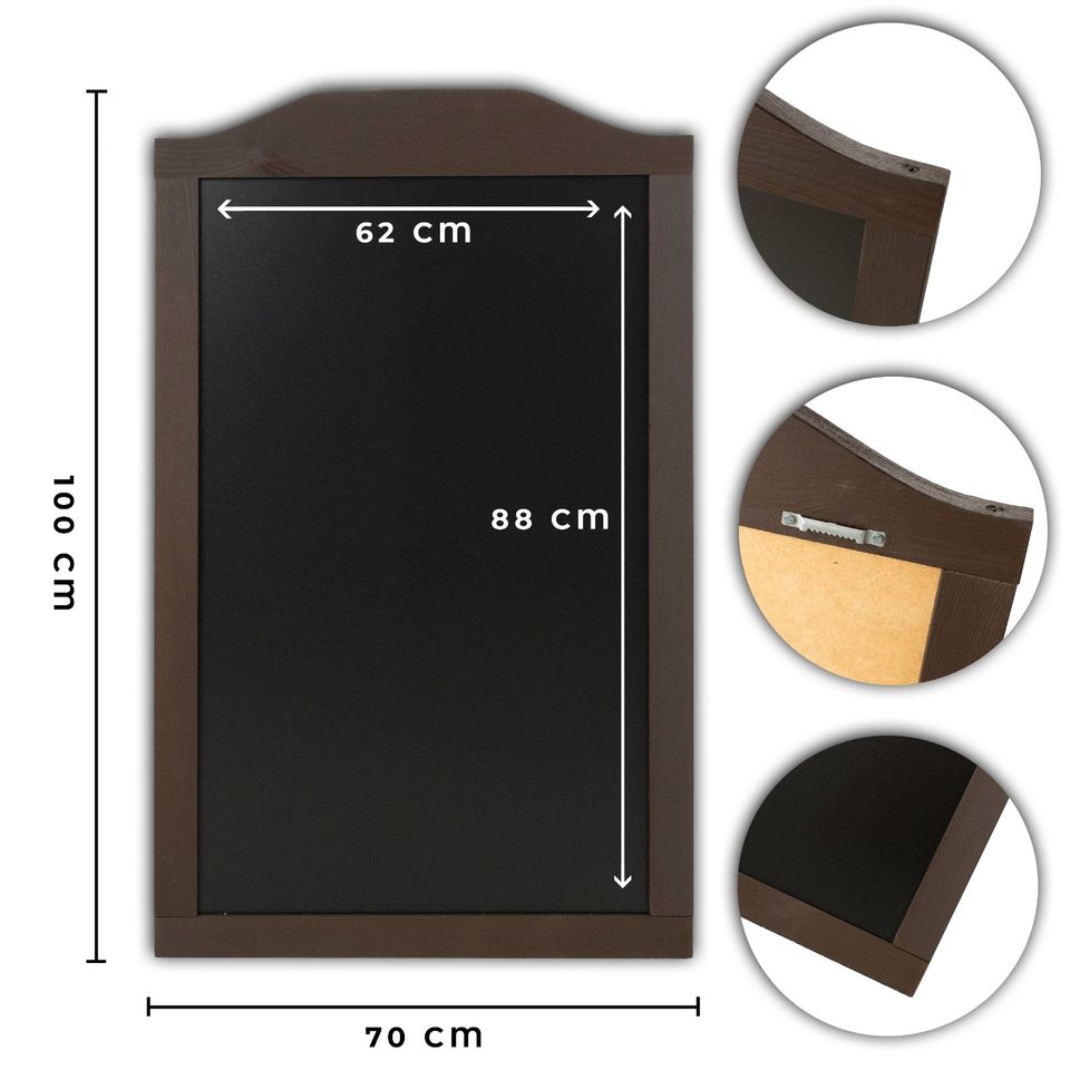 Menütafel Wandtafel Kreidetafel Holztafel Vertikal 70x100cm in Berlin