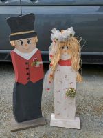 Holzdeko Brautpaar, Hochzeitsfiguren, Braut u. Bräutigam Türdeko Bayern - Schwarzenbach am Wald Vorschau
