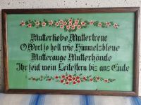 "Altes Bild mit einem Spruch" alte Schrift Baden-Württemberg - Salach Vorschau