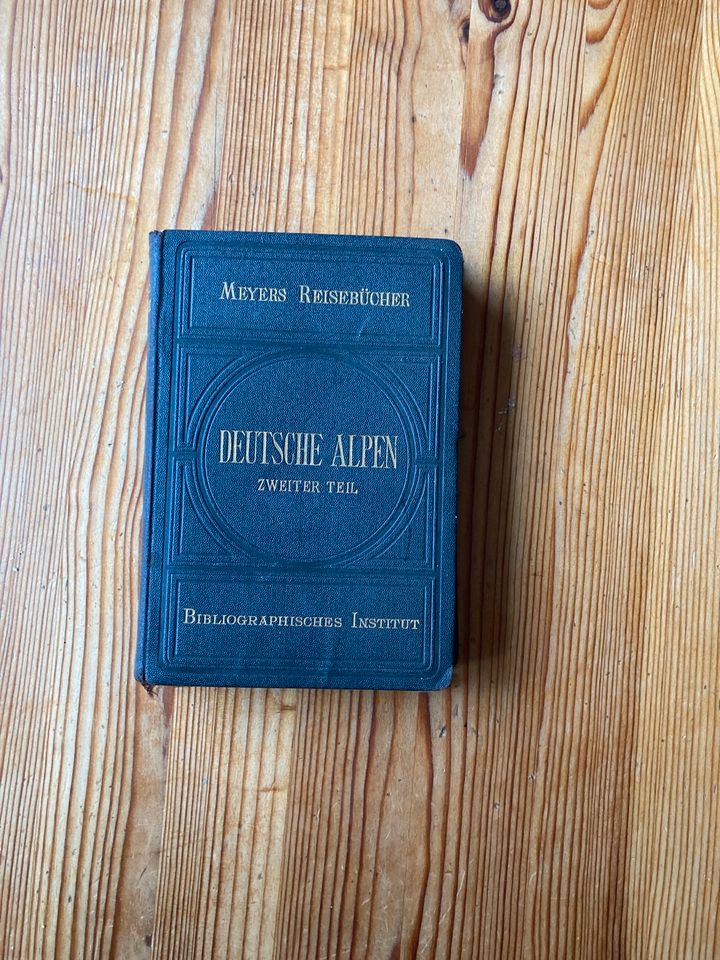 Antiquarisches Buch Deutsche Alpen 1891 in München