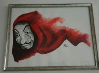 Gemälde 'Haus des Geldes' Aquarell Salvador Dali Maske Rheinland-Pfalz - Dahn Vorschau