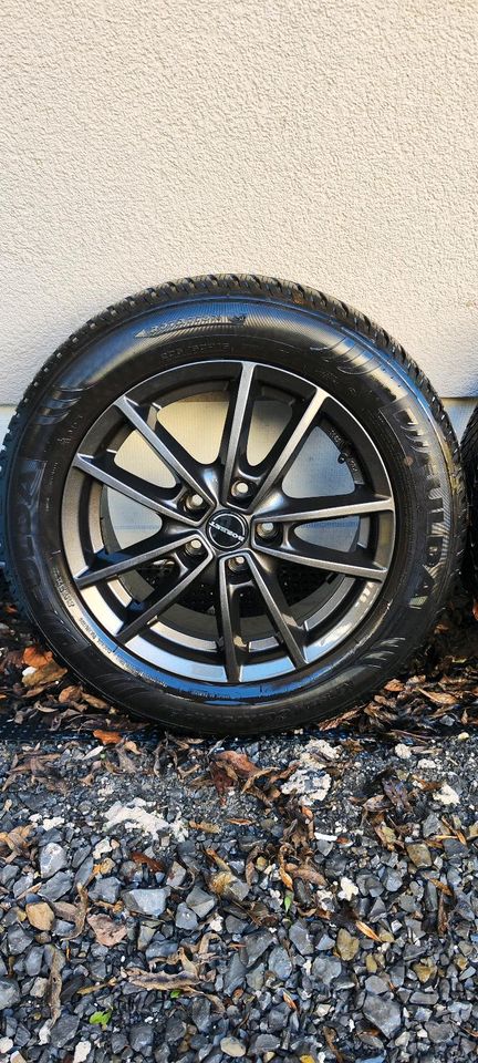 Winterreifen + Alufelgen 16" 205/60R16 FULDA in Bischofsheim