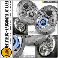 LED Angel Eyes Scheinwerfer chrom für Mini (R53/R54/R56) 01-06 Hessen - Calden Vorschau