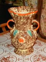 27cm hohe Vase Keramik alt Vintage bunt Kult Hessen - Biebertal Vorschau