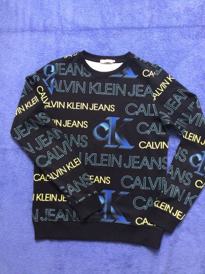 Calvin Klein Jungen Sweatshirt Größe 164 in Kornwestheim