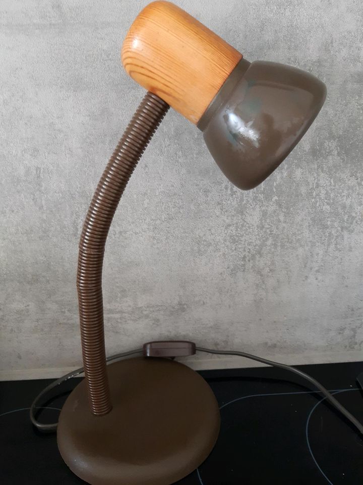 VINTAGE SCHREIBTISCHLEUCHTE 70er JAHRE LAMPE TISCHLEUCHTE in Dülmen