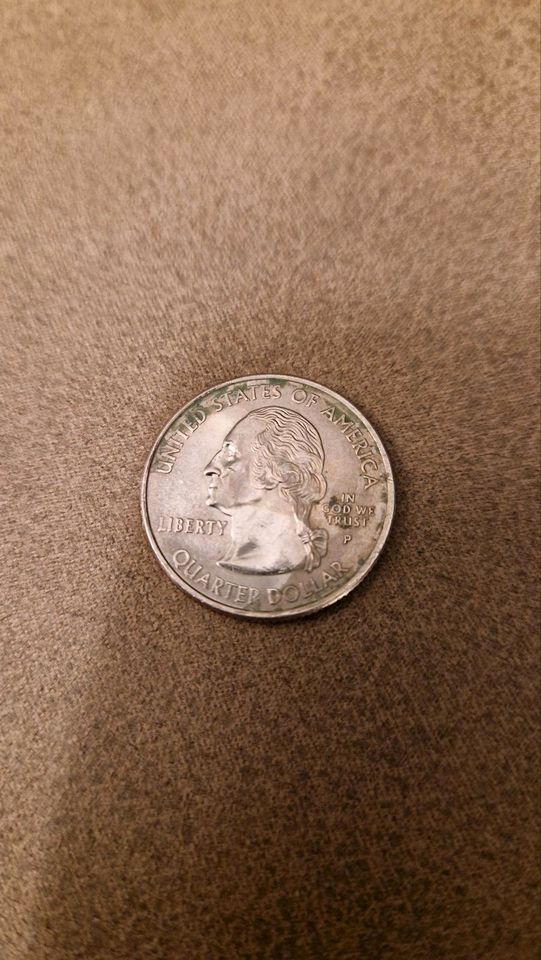 USA Quarter Dollar Münze "P" 2008 Sonderprägung Alaska 1959 in Sehnde