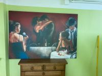 Bild auf Leinwand Restaurant Bar Karaoke Bühne 114 x 78 cm Bayern - Bayreuth Vorschau