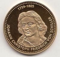 Friedrich von Schiller -Münze Baden Württemberg - Medaille Nordrhein-Westfalen - Moers Vorschau