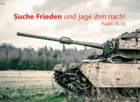 Christliches Poster A2 NEU - Rostiger Panzer - Ukraine-Krieg NEU Nordrhein-Westfalen - Siegen Vorschau