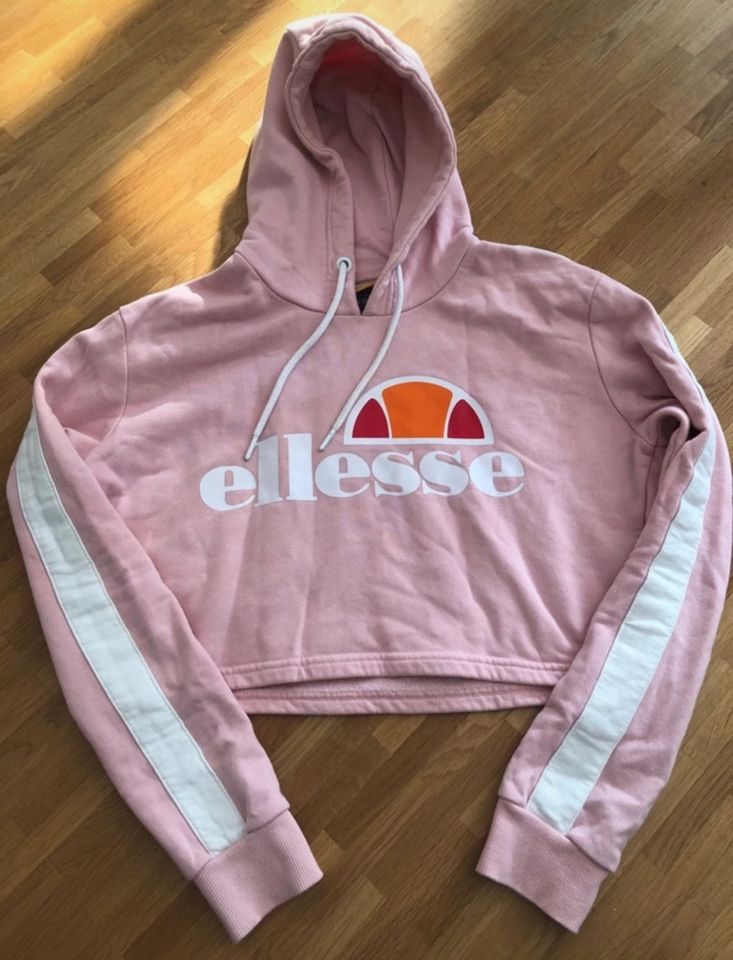 Ellesse Set Leggings Crop top hoodie rosa grau in Nürnberg (Mittelfr)