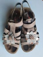 NICI Sandalen mit Glitzer  grau beige rose metallic Gr. 37 Rheinland-Pfalz - Waldbreitbach Vorschau