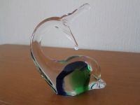 Original Murano Glas Briefbeschwerer Fisch Wal Delfin 14 cm hoch Saarland - Püttlingen Vorschau