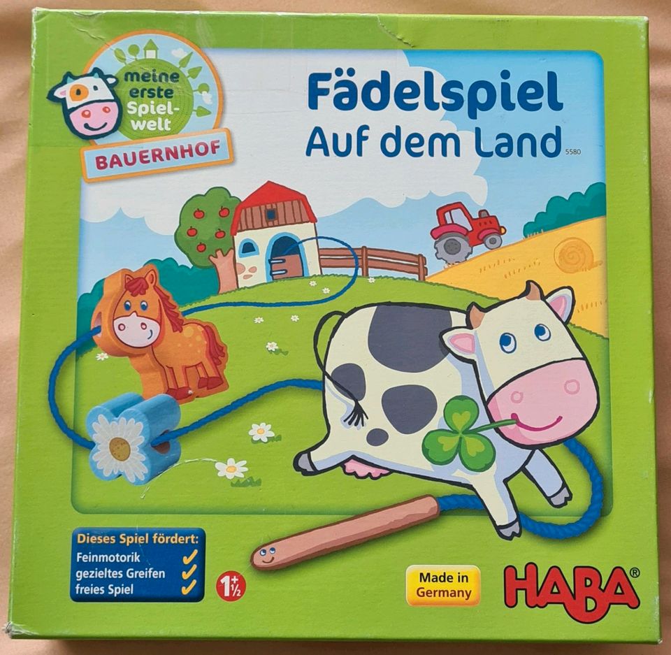 Haba Fädelspiel auf dem Bauernhof ab 1 1/2 in Hürth