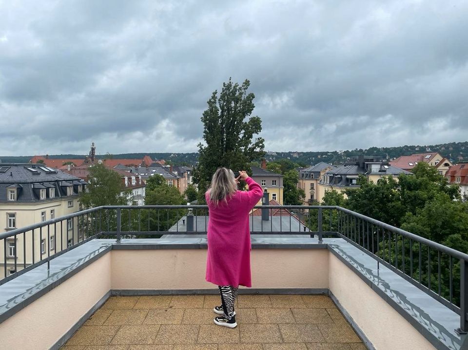 Penthouse-Eigentumswohnung, 4 Raum mit Fahrstuhl und Dachterrasse in Dresden