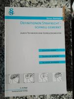 Definitionen STRAFRECHT - schnell gemerkt - 3. Auflage Hemmer/Wüs Bayern - Selb Vorschau