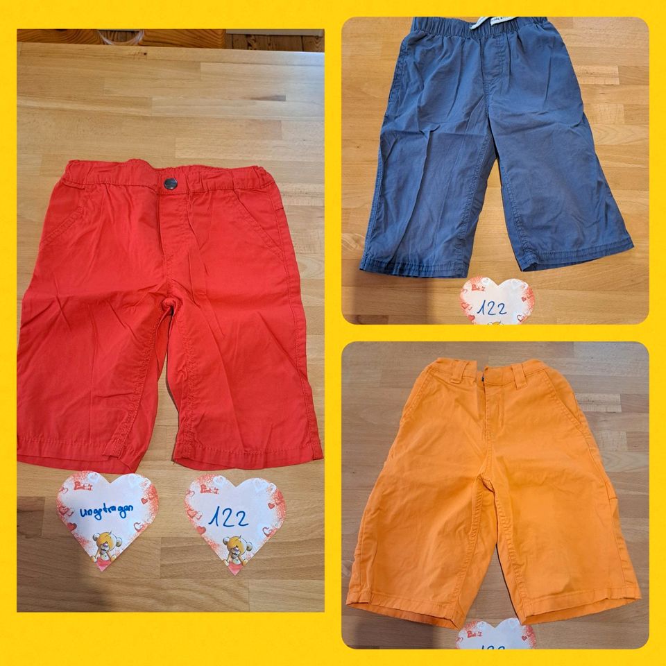 Kurze Hosen,Shorts in Größe 122 für Jungen, Jungenkleidung in Fellbach