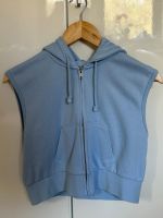 Kurze Sweatjacke ohne Arm Hellblau h&m 170/M Stuttgart - Botnang Vorschau