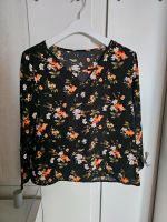 Neue Damen Bluse in Schwarz mit Blumen Muster in 42 Hessen - Hessisch Lichtenau Vorschau