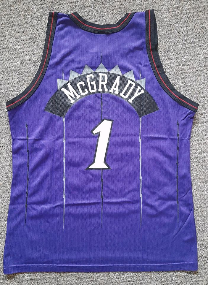 Tracy McGrady TORONTO RAPTORS NBA Basketball Jersey CHAMPION 48 in Storkow (Mark)