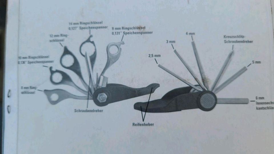 Fahrrad Reparatur Multifunktion Tool Werkzeug 18 teilig in Lampertheim