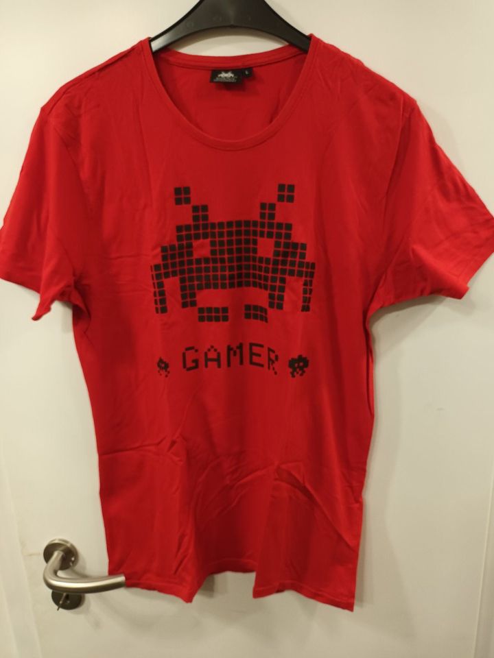 Taito T-Shirt "GAMER" Gr. L rot in Hesel