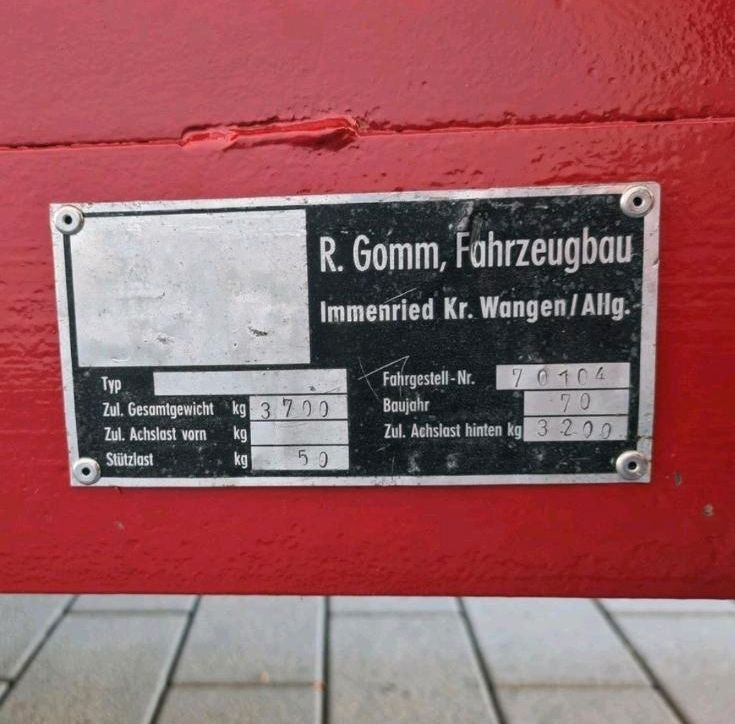 Holzwagen Meterholz GOMM in Friedrichshafen